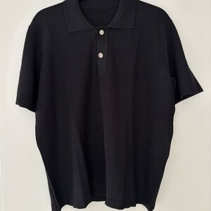 Jacquemus Black Polo Shirt